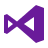 Visul studio logo